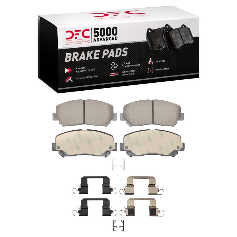 DFC — DFC 16-17 Chrysler 200 Front 5000 Advanced Ceramic Brake Pads and Hardware Kit
DFC Brake Pad Set