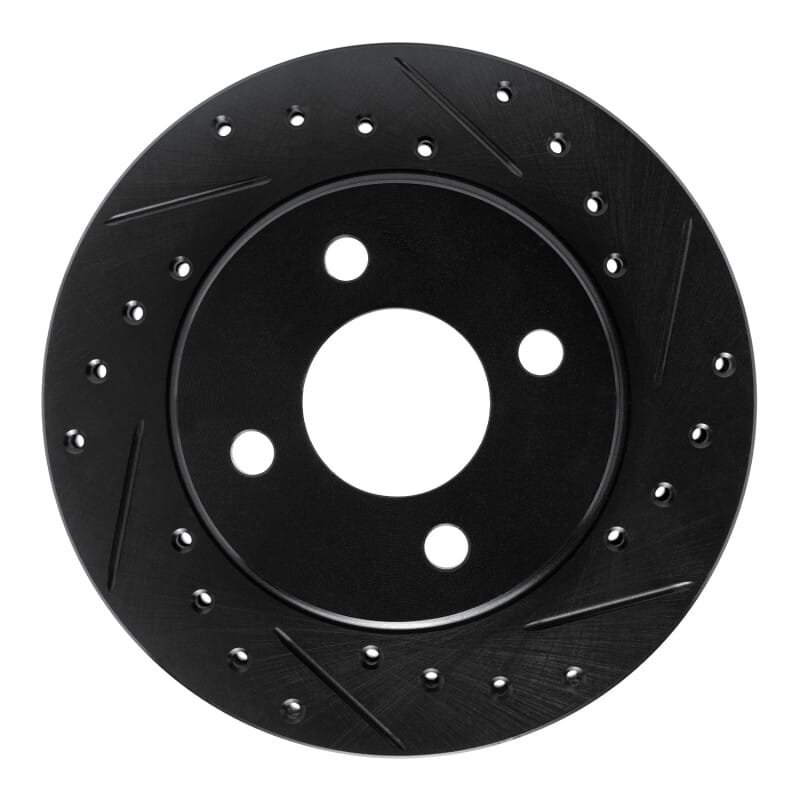 R1 Concepts — R1 81-87 Chrysler Town & Country Front Right Drilled & Slotted Black Brake Rotor
R1 Brake Rotor Drill