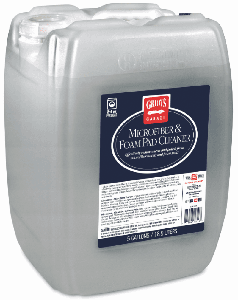 Griots Garage — Griots Garage Microfiber & Foam Pad Cleaner - 5 Gallons (Minimum Order Qty of 2 - No Drop Ship)