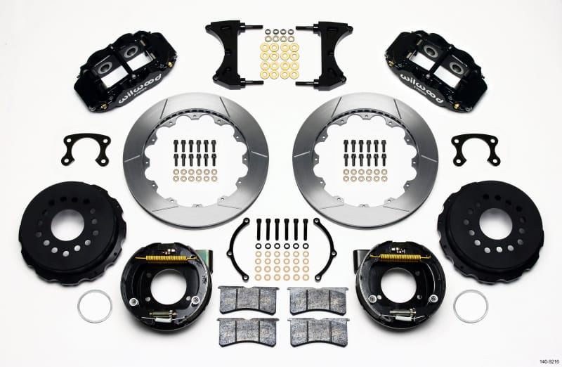 Wilwood — Wilwood Narrow Superlite 4R Rear P-Brk Kit 12.88in Small Ford 2.66in Offset
BRAKE KIT