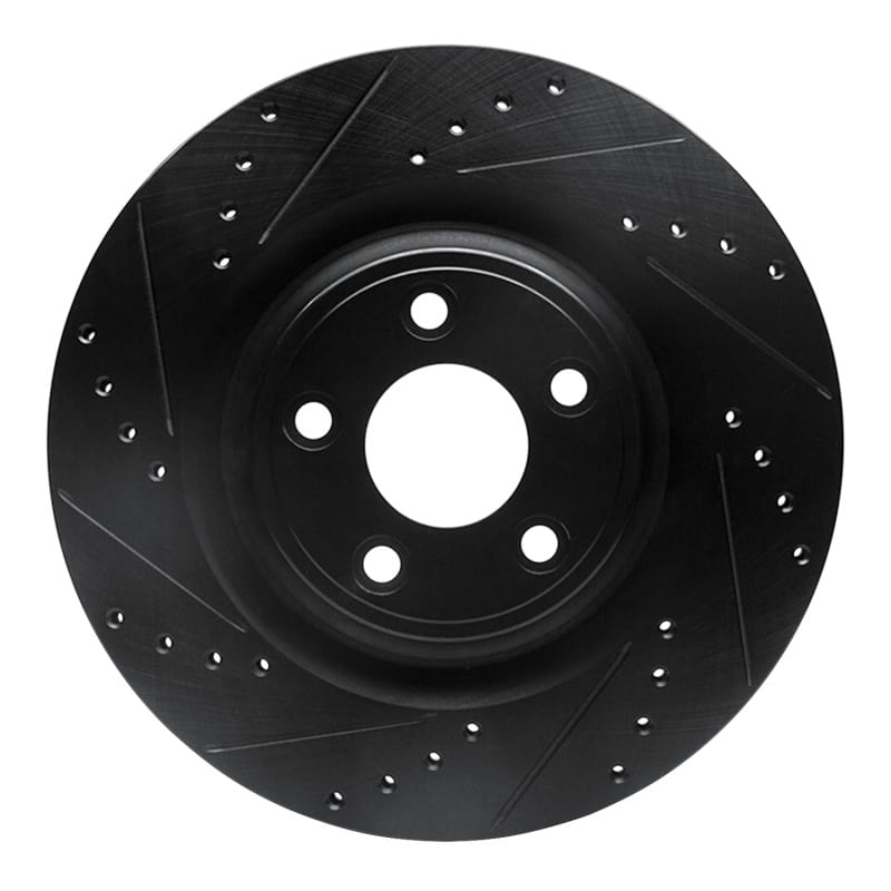 R1 Concepts — R1 14-21 Jaguar F-Type Rear Left Drilled & Slotted Black Brake Rotor
R1 Brake Rotor Drill