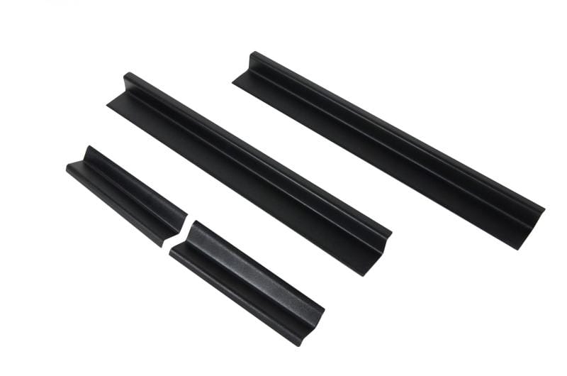 Kentrol — Kentrol 07-18 Jeep Wrangler JK Entry Guards 4 Pieces 4 Door - Textured Black