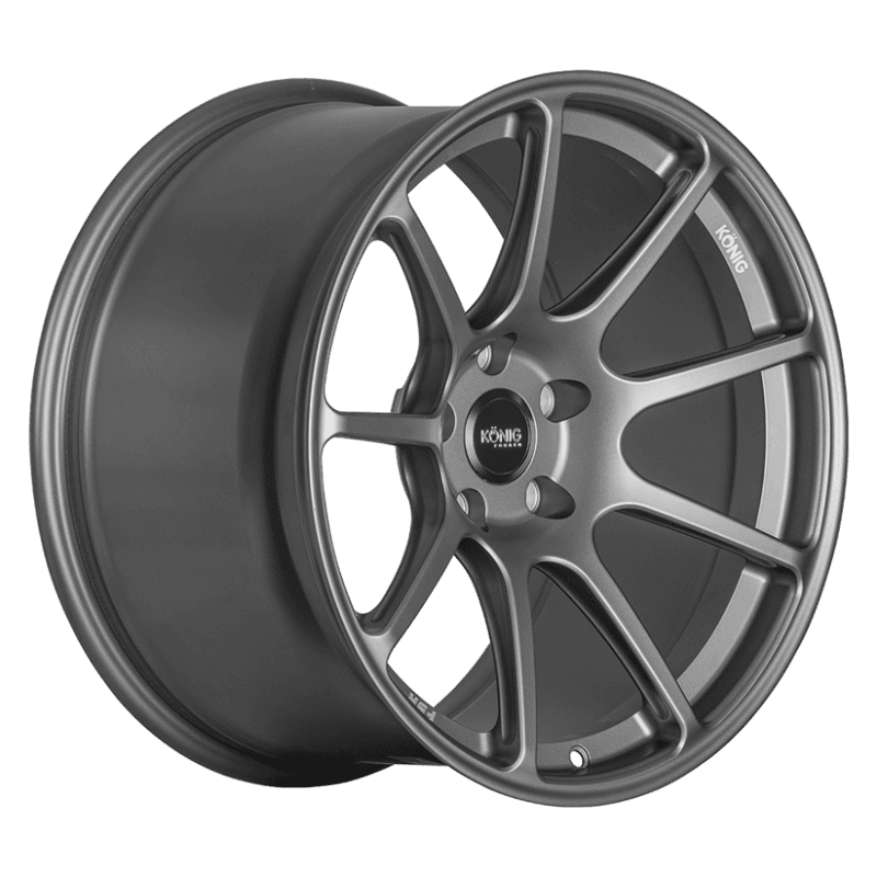 Konig — Konig Forged F5R 19x9.5 5x114.3 ET35 Ash Silver Wheel (Knurled Bead)
