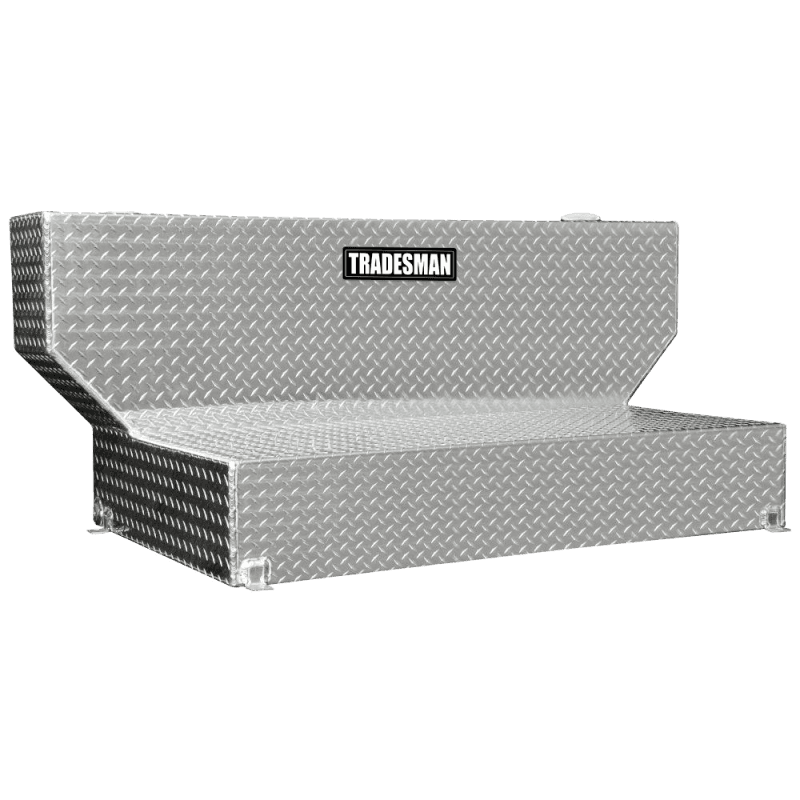 Tradesman — Tradesman Aluminum L-Shape Liquid Storage Tank (100 Gallon Capacity) - Brite