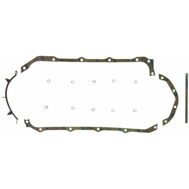 Fel-Pro — Fel-Pro Pontiac Firebird OS 30191 C-3 Engine Oil Pan Gasket Set Blue Stripe cork-rubber