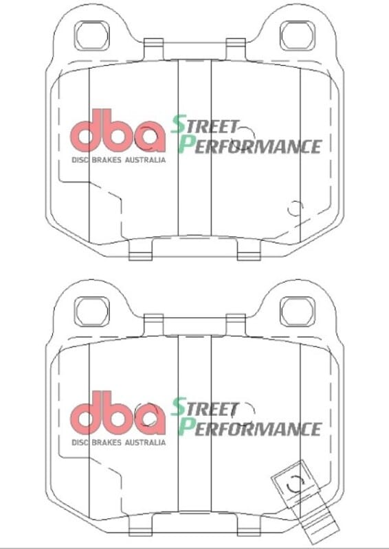 DBA — DBA 03-06 EVO / 04-09 STi / 03-07 350Z Track Edition/G35 w/ Brembo SP500 Rear Brake Pads
Brake Pad