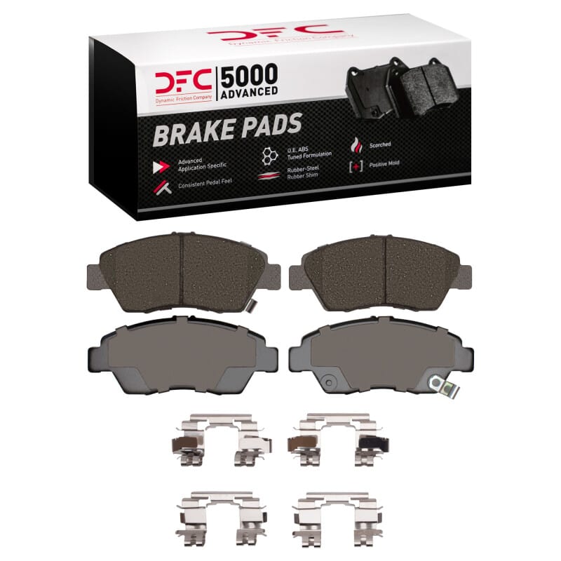 DFC — DFC 93-97 Honda Civic del Sol Front 5000 Advanced Ceramic Brake Pads and Hardware Kit
DFC Brake Pad Set