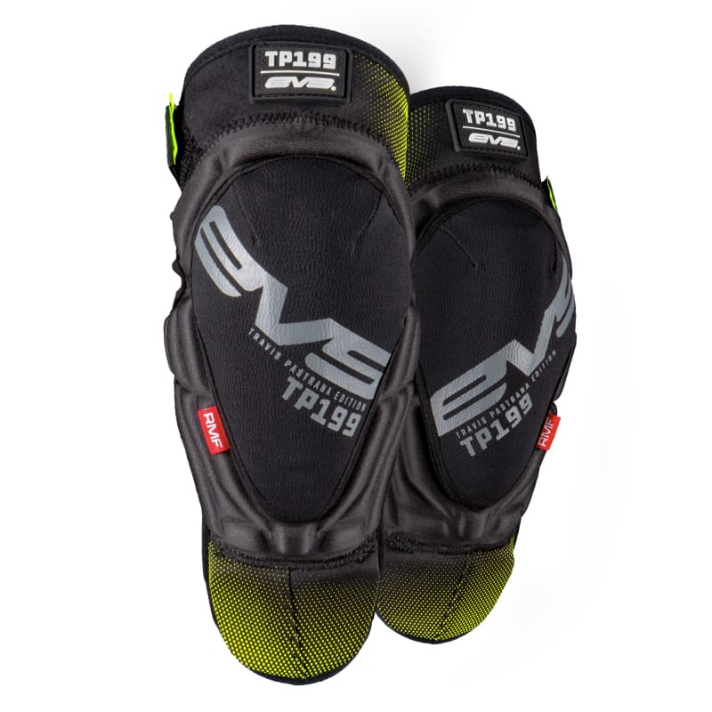EVS — EVS TP199 Knee/Shin Guard Pair Black/Hi Viz - Youth