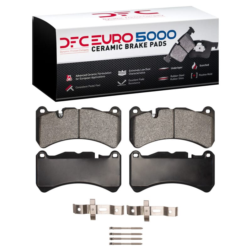 DFC — DFC 05-11 Mercedes-Benz CLK63 AMG Front Euro 5000 Ceramic Brake Pads and Hardware Kit
DFC EURO Pads + HW