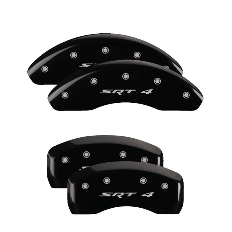 MGP — MGP 4 Caliper Covers Engraved Front & Rear SRT4 Black finish silver ch
Caliper Covers