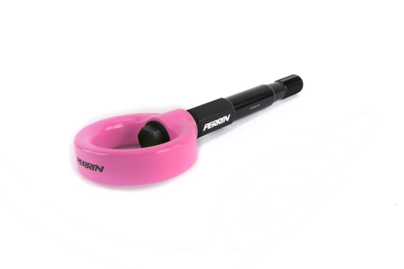 Perrin Performance — PERRIN 15-17 Subaru WRX & STI / 13-17 Crosstrek / 12-16 Impreza Tow Hook Kit (Front) - Hyper Pink