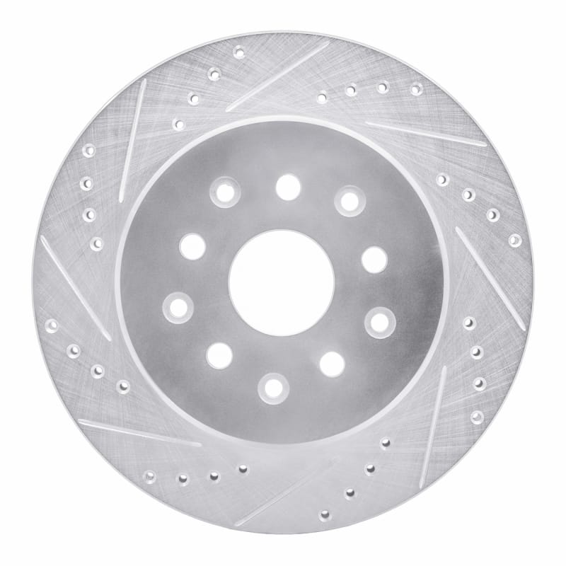 R1 Concepts — R1 93-98 Toyota Supra Rear Left Drilled & Slotted Silver Brake Rotor
R1 Brake Rotor Drill