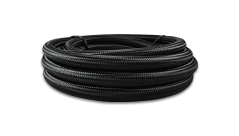 Vibrant — Vibrant -4 AN Black Nylon Braided Flex Hose w/ PTFE liner (20FT long)
-4ANNylonPTFEHos20Ft