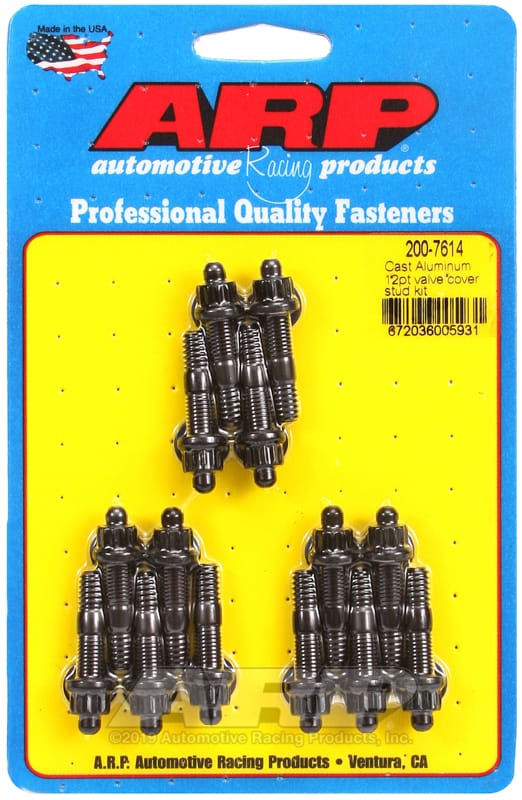 ARP — ARP Cast Aluminum 12pt Valve Cover Stud Kit