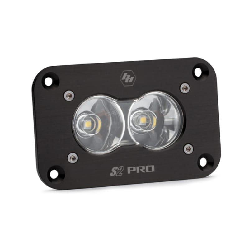 Baja Designs — Baja Designs S2 Pro Work/Scene Pattern Flush Mount LED Work Light - Clear
