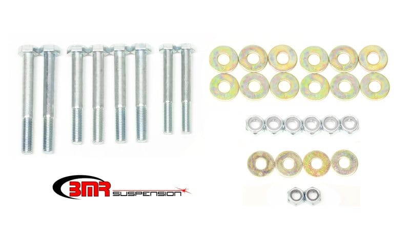 BMR Suspension — BMR 91-96 B-Body Control Arm Hardware Kit Rear Upper And Lower - Zinc plated