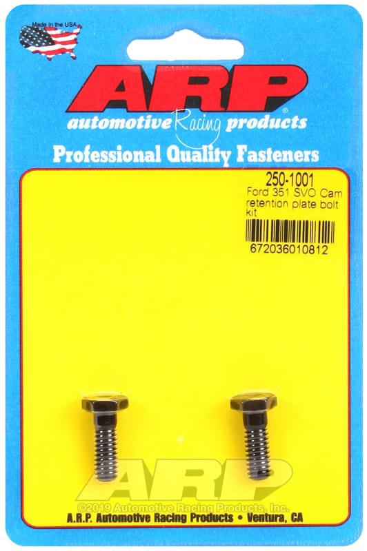ARP — ARP Ford 351 SVO Cam Retention Plate Bolt Kit