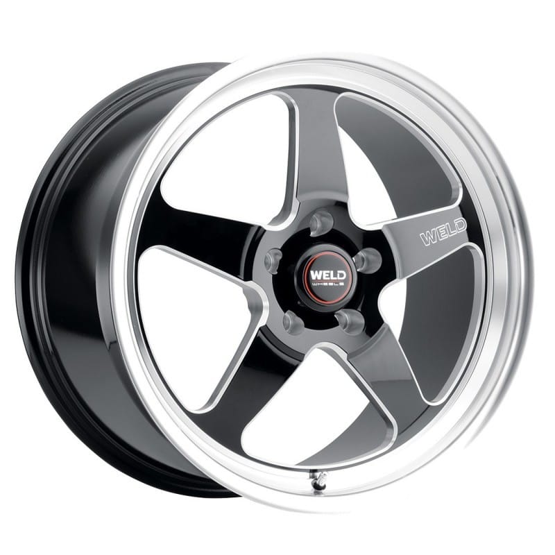 Weld — Weld S104 22x8.5 Ventura 5x127 ET06 BS5.00 Gloss BLK MIL DIA 78.1