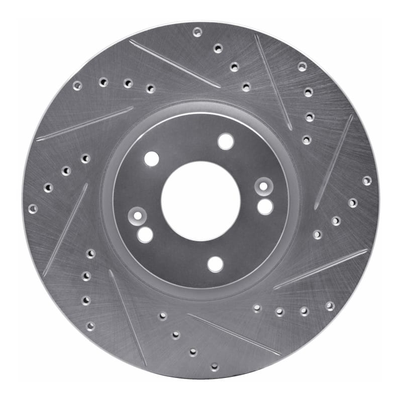 R1 Concepts — R1 07-12 Hyundai Veracruz Front Right Drilled & Slotted Silver Brake Rotor
R1 Brake Rotor Drill