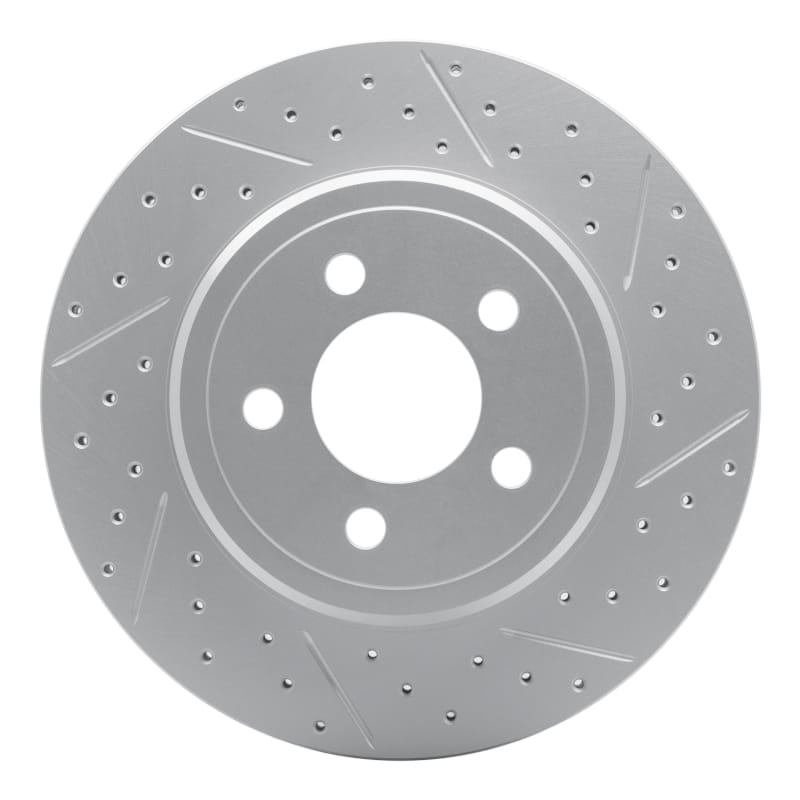 R1 Concepts — R1 16-24 Mini Cooper (Excl Clubman Front Right Drilled & Slotted Geo-Carbon Rotor