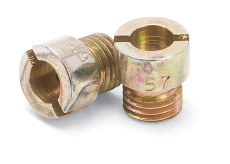 Edelbrock — Edelbrock Standard Main Jets 1/4-32 Thread Jet 57 Size-0 056In Quantity-2
HDQ CARB COMPONENTS