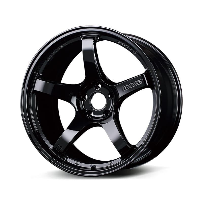 Gram Lights — Gram Lights 57CR 17x9 +22 5x114.3 Gloss Black Wheel
