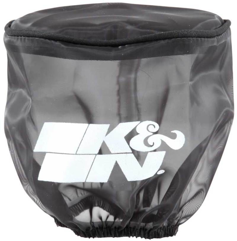 K&N Engineering — K&N Black Drycharger Round Straight Air Filter Wrap 4.5in ID x 4in H