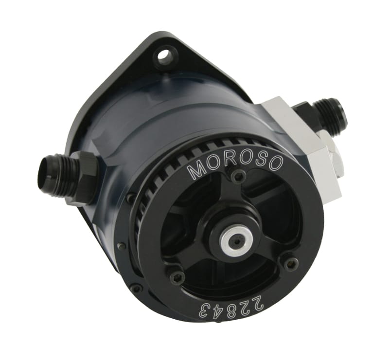 Moroso — Moroso Large Style 4 Vane Vacuum Pump w/Adjustable Mounting Bracket