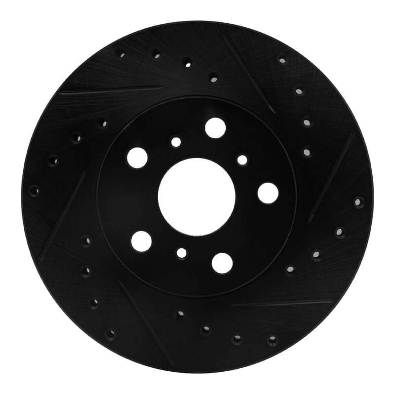R1 Concepts — R1 88-93 Toyota Celica Front Right Drilled & Slotted Black Brake Rotor
R1 Brake Rotor Drill