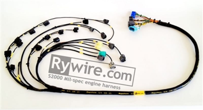 Rywire — Rywire Honda S2000 AP1/AP2 (Early) Mil-Spec Engine Harness w/Quick Disconnect/OE Coils/Inj/ECU Plugs