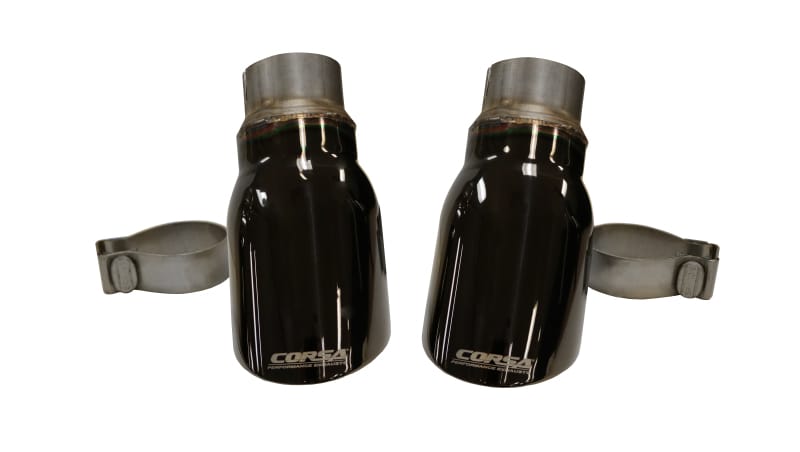 CORSA Performance — Corsa 2015-2016 Dodge Charger R/T Pursuit Valance 2.5in Inlet / 4in Outlet Black PVD Tip Kit
Exhaust
