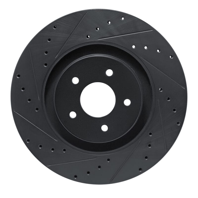 R1 Concepts — R1 2022-2025 Infiniti QX60 Front Left Drilled & Slotted Black Brake Rotor
R1 Brake Rotor Drill