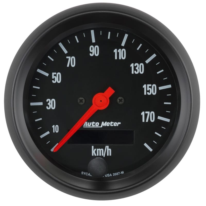 AutoMeter — Autometer Z-Series 0-190KM/H 3-3/8in Electric Prog. Speedometer W/ LCD ODO Gauge
3.4" SPD 190KPH EL Z