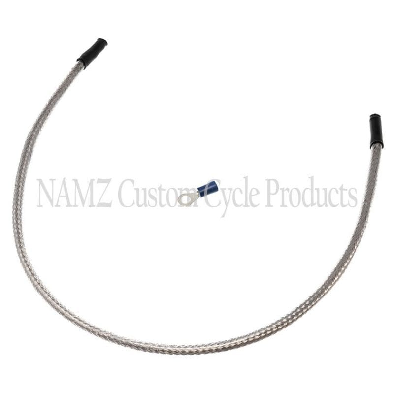 NAMZ — NAMZ Oil Sending Harness Cover (SS Braided & Clear Coated - Stock Length)