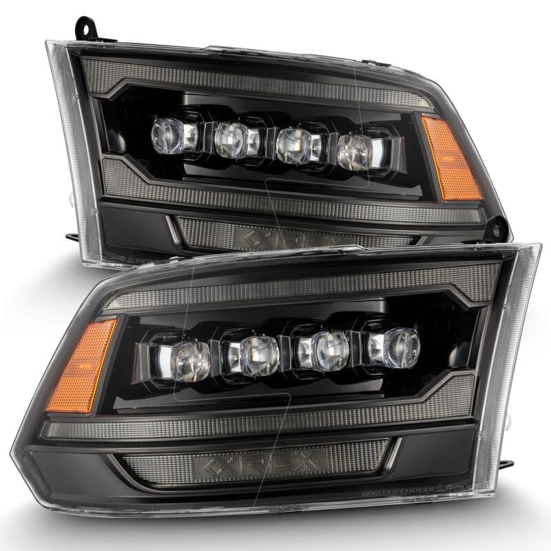 AlphaRex — AlphaRex 09-18 Ram 2500 NOVA LED Proj Headlights Plank Style Alpha Blk w/Activ Light/Seq Signal/DRL
Projector Headlights