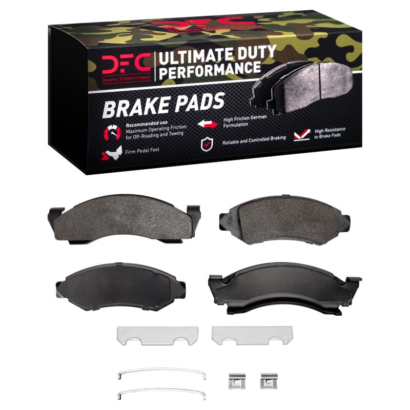 DFC — DFC 73-85 Ford E-150 Econoline Club Wagon Front Ultimate Duty Perf Brake Pads & Hardware Kit
DFC Brake Pad Set