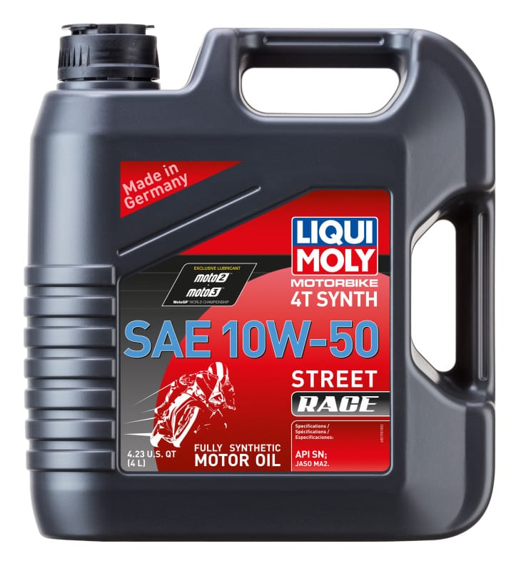 LIQUI MOLY — LIQUI MOLY 4L Motorbike 4T Synth SAE 10W50 Street Race