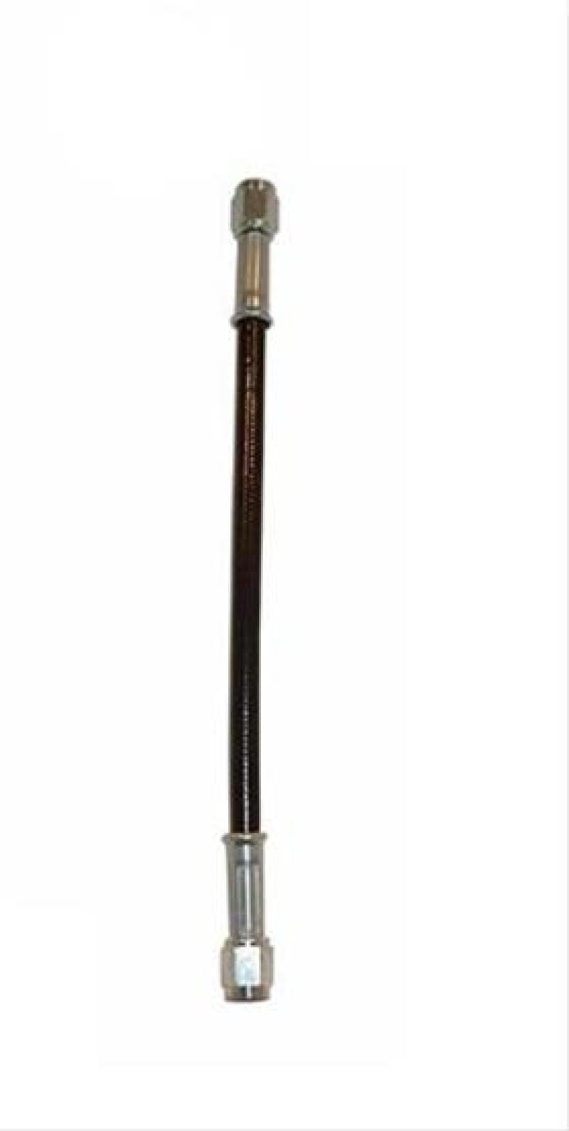 Fragola — Fragola -4AN PFTE Ext Black Hose Assembly Straight x Straight 40in