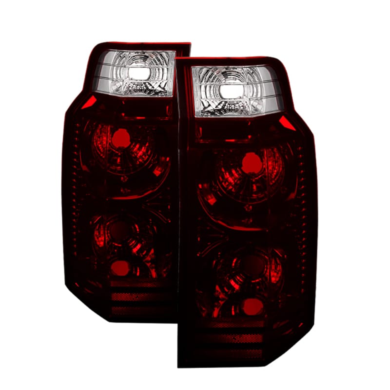 SPYDER — xTune Jeep Commander 06-10 OEM Style Tail Lights -Red Smoked ALT-JH-JCOM06-OE-RSM