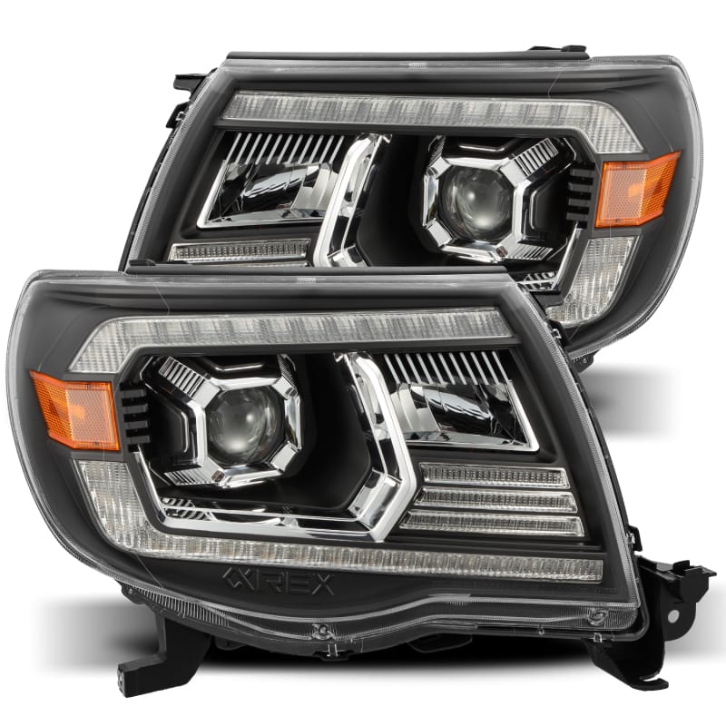 AlphaRex — AlphaRex 05-11 Toyota Tacoma LUXX LED Projector Headlights Plank Style Black w/Activ Light and DRL
Projector Headlights