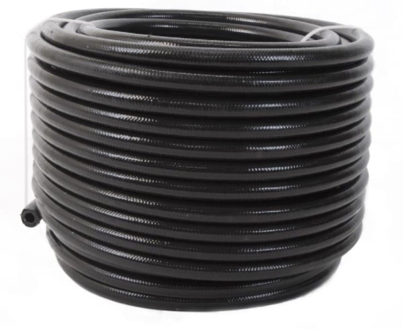 Aeromotive — Aeromotive PTFE SS Braided Fuel Hose - Black Jacketed - AN-06 x 16ft
Hose