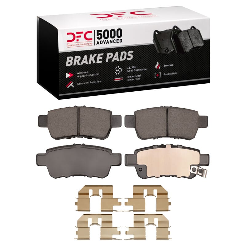 DFC — DFC 05-10 Honda Odyssey Rear 5000 Advanced Ceramic Brake Pads and Hardware Kit
DFC Brake Pad Set