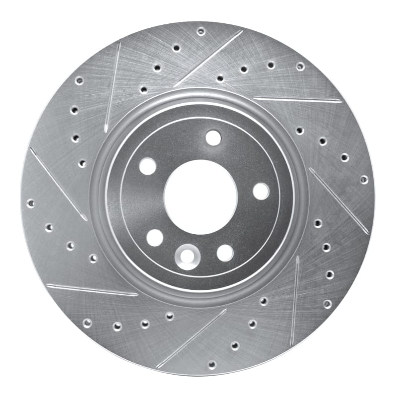 R1 Concepts — R1 17-20 Jaguar XF Front Left Drilled & Slotted Silver Brake Rotor
R1 Brake Rotor Drill