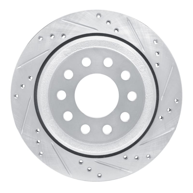 R1 Concepts — R1 03-11 Lincoln Town Car Rear Right Drilled & Slotted Silver Brake Rotor
R1 Brake Rotor Drill