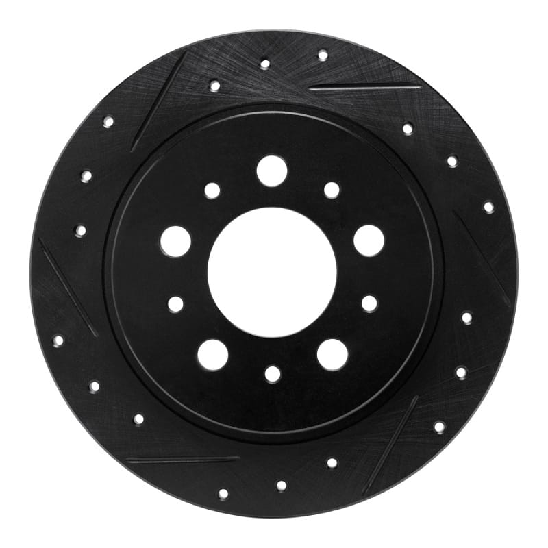 R1 Concepts — R1 88-94 Volvo 960 Rear Left Drilled & Slotted Black Brake Rotor
R1 Brake Rotor Drill