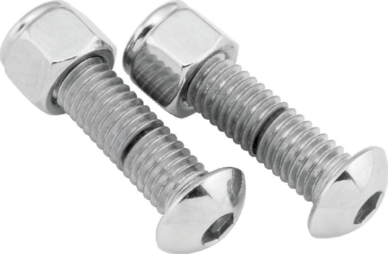 Performance Machine — Bolt Kit for Contour Footpegs, Chrome