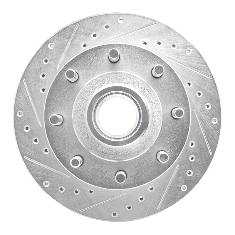 R1 Concepts — R1 92-94 Ford E-350 Econoline Club Wagon Front Left Drilled & Slotted Silver Brake Rotor
R1 Brake Rotor Drill
