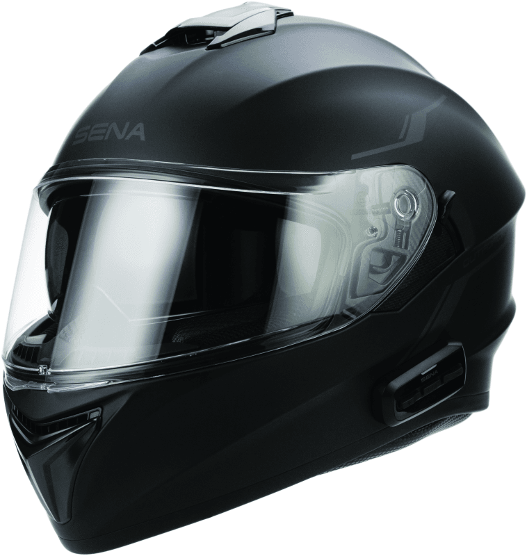 Sena Technologies — Sena Technologies Outforce Full Face Bluetooth Helmet Matte Black - Small