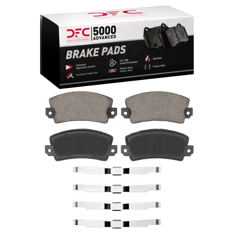 DFC — DFC 76-83 Renault LeCar Front 5000 Advanced Semi Metallic Brake Pads and Hardware Kit
DFC Brake Pad Set