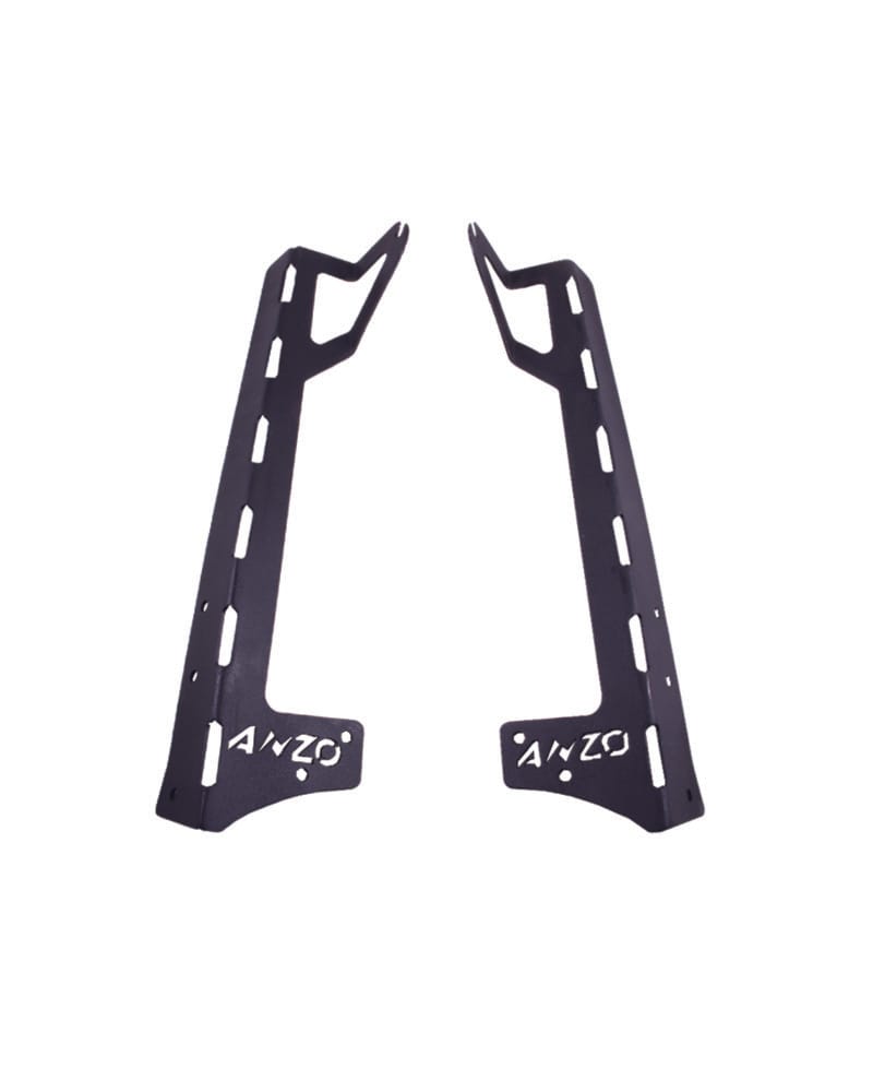 ANZO — ANZO 2007-2015 Jeep Wrangler LED Bar Windshield Mounting Brackets
LED Light Bar Mount
LightBarMntingKt